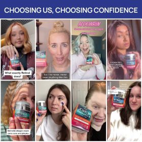 Retinol Cream for Face Collagen and Retinol Moisturizer with Hyaluronic Acid Day Night Anti Aging Retinol Face Moisturizer for Women Men Collagen