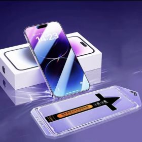 2 Pack For Phone 14, 15 Plus, Pro, Pro Max Matte Screen Protector Glass, HD Clear, Anti Glare, Anti Fingerprint, Shatterproof Sensitive Touch Qui (Option: Phone15 Plus-2Pack HD)