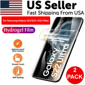 2PCS HYDROGEL Screen Protector For Galaxy S23 S22 Ultra Plus Full Cover (Option: Samsung Galaxy S23)