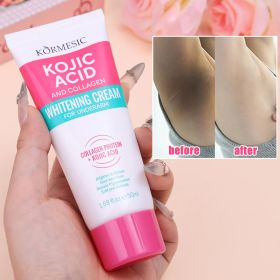 Whitening Cream Private Parts Underarm Bleaching Serum Whiten Butt Knee Brighten Inner Thigh Intimate Parts Dark Remove Melanin (Color: 1pc-50 ml)