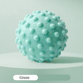 Yoga Body Massager Ball, Manual Yoga Massager Ball For All Over Body Trigger Point Care, Muscle Relaxation (Color: Green)