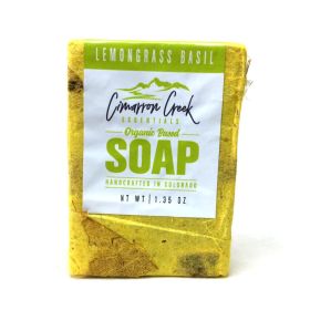 Lemongrass Basil Organic Bar Soap (size: Travel Size)