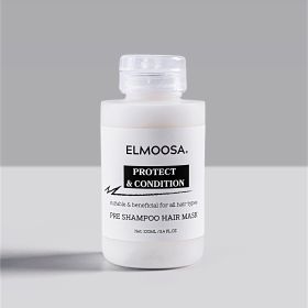 ELMOOSA Pre Shampoo Hair Mask,100ml&300ml Keratin & Macadamia Ternifolia Seed Oil,Intensively Moisturizes Hair (capacity: 100ml)