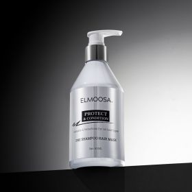 ELMOOSA Pre Shampoo Hair Mask,100ml&300ml Keratin & Macadamia Ternifolia Seed Oil,Intensively Moisturizes Hair (capacity: 300ml)