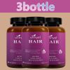 Hair growth vitamins containing 1,000 mcg ofbiotin, collagen, saw palmetto, and other naturalingredients to promote stronger, healthier hair,skin